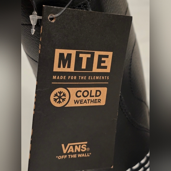 VANS Snow MTE Black/White Winter Boot Insulated Mens Size 4 W 5.5 New No Box main image 4